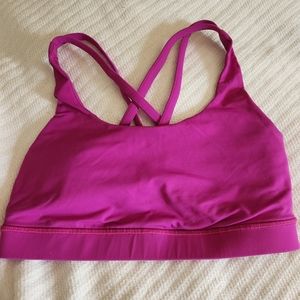 Lululemon Pink Sports Bra